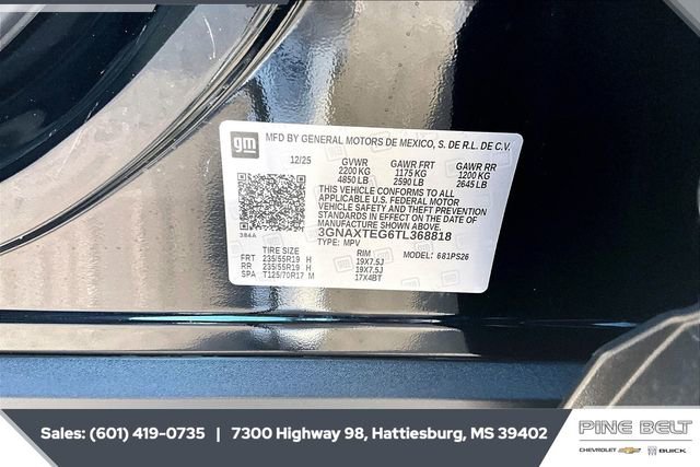 New 2026 Chevrolet Equinox RS image 11