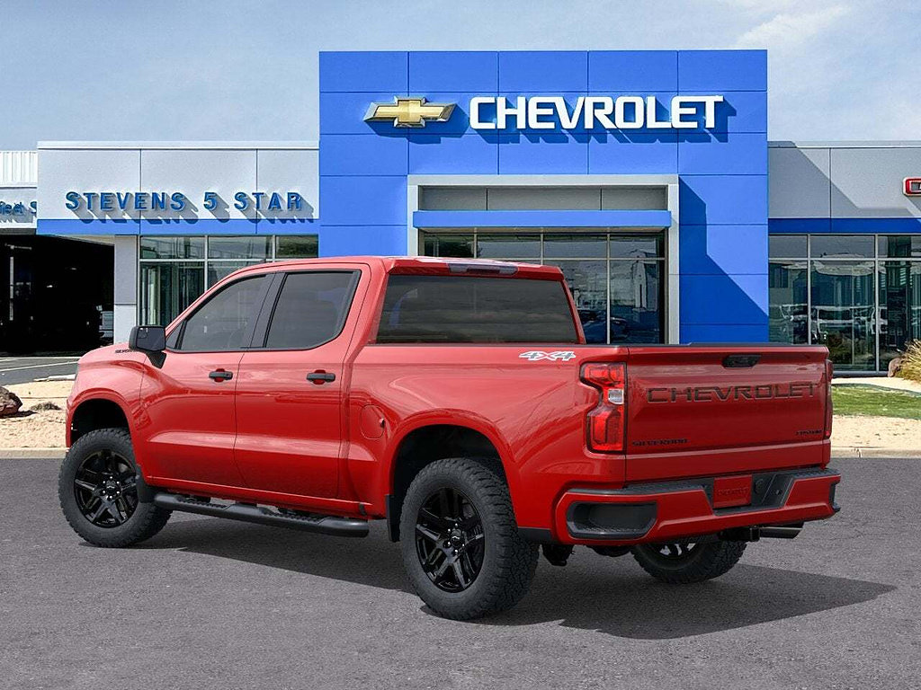 New 2026 Chevrolet Silverado 1500 Custom w/ Turbomax Blackout Package AWD/4WD image 63