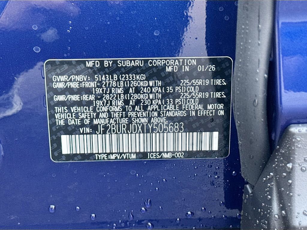 New 2026 Subaru Outback Touring XT image 31