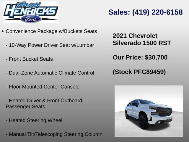 Used 2021 Chevrolet Silverado 1500 RST w/ Redline Edition AWD/4WD image 6