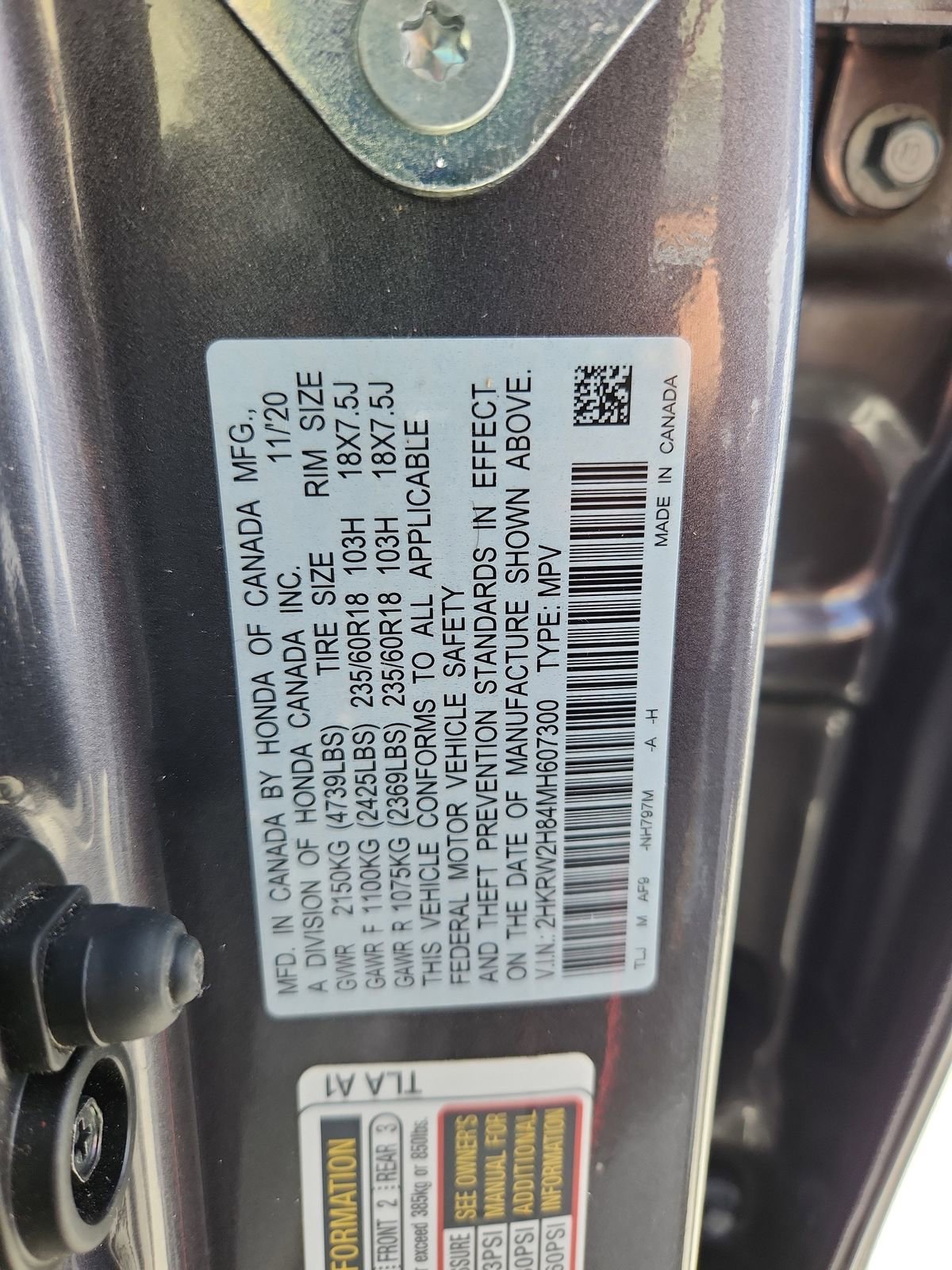 Used 2021 Honda CR-V EX-L image 18