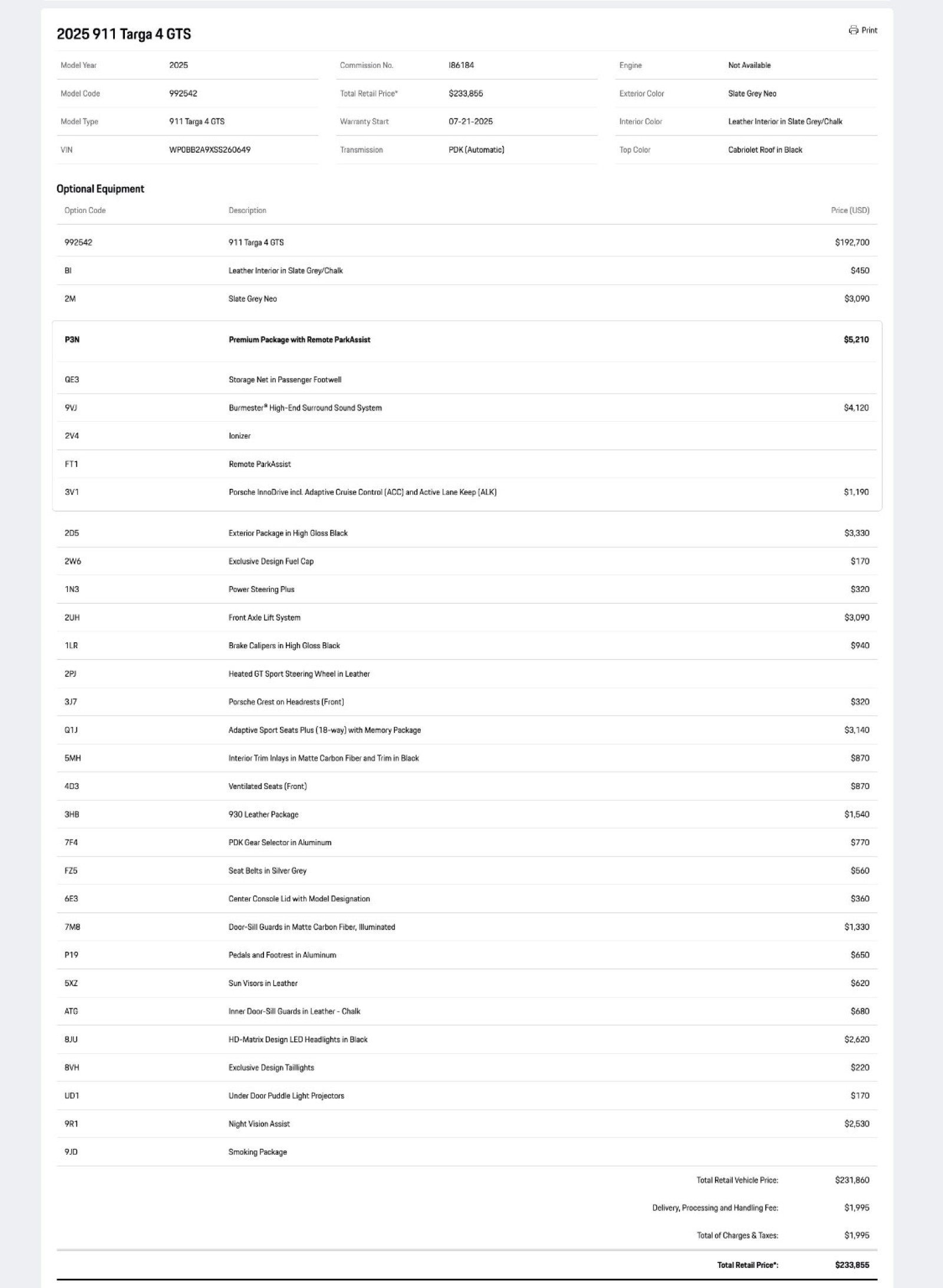 Certified 2025 Porsche 911 Targa 4 GTS image 35