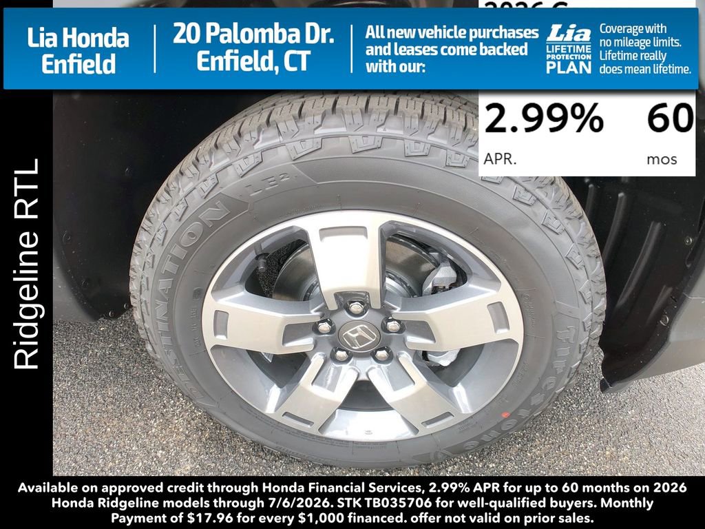 New 2026 Honda Ridgeline RTL image 10