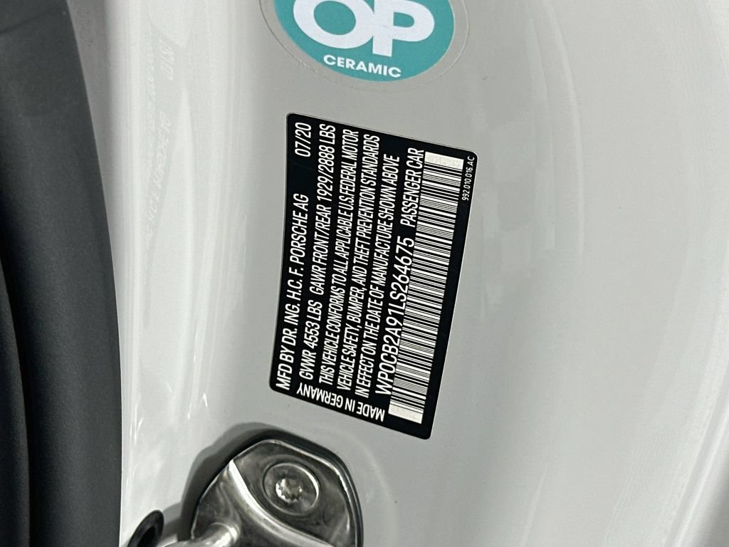 Certified 2020 Porsche 911 Carrera 4S AWD/4WD image 32