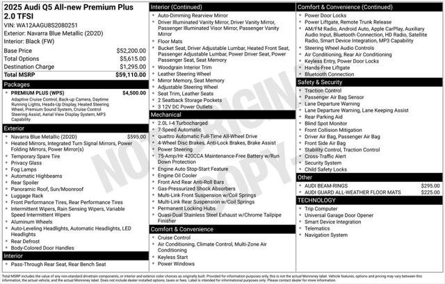 Certified 2025 Audi Q5 Premium Plus w/ Premium Plus image 54