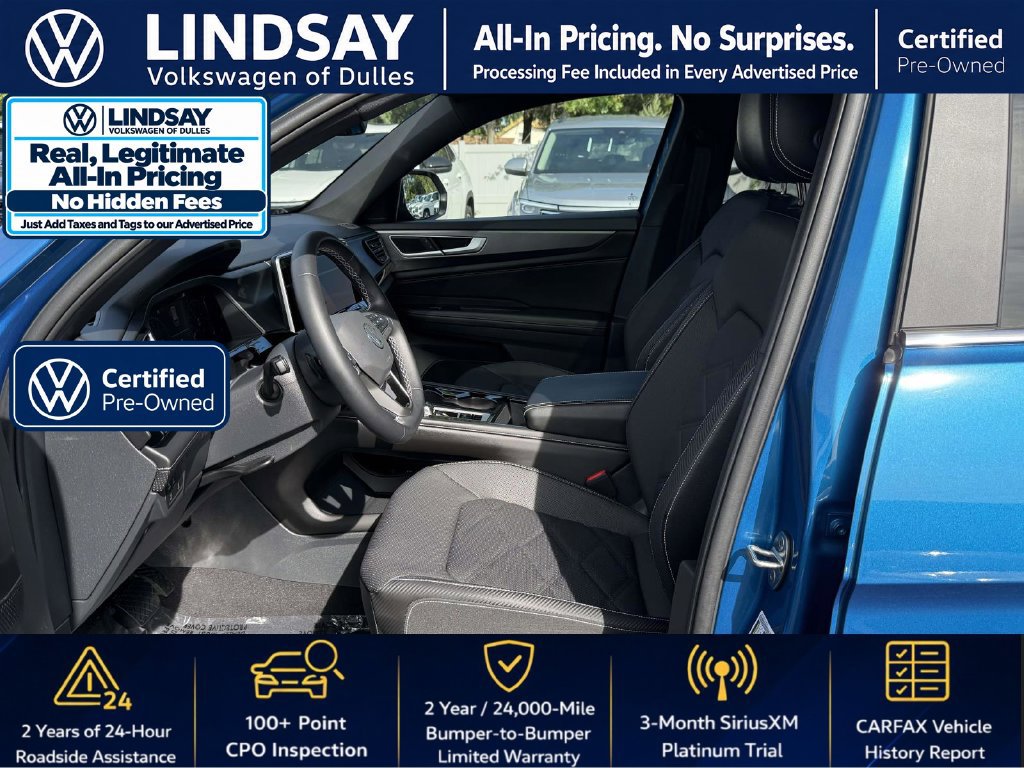 Certified 2024 Volkswagen Atlas Cross Sport SE w/ Panoramic Sunroof Package FWD image 12