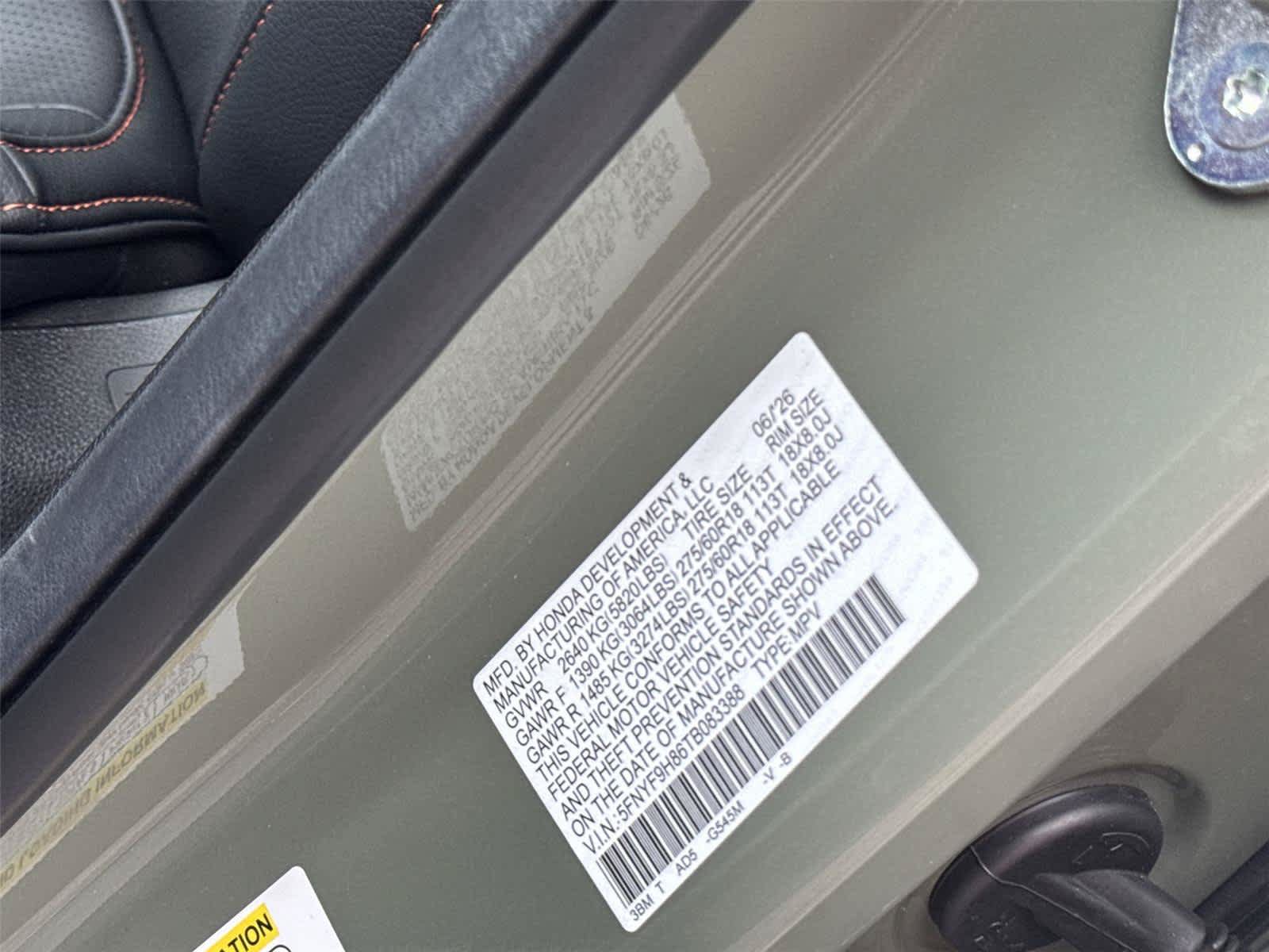 Used 2026 Honda Passport TrailSport Elite image 34