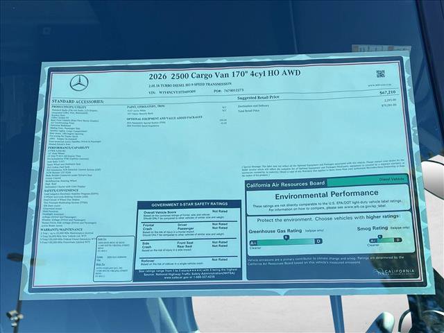 New 2026 Mercedes-Benz Sprinter 2500 image 16
