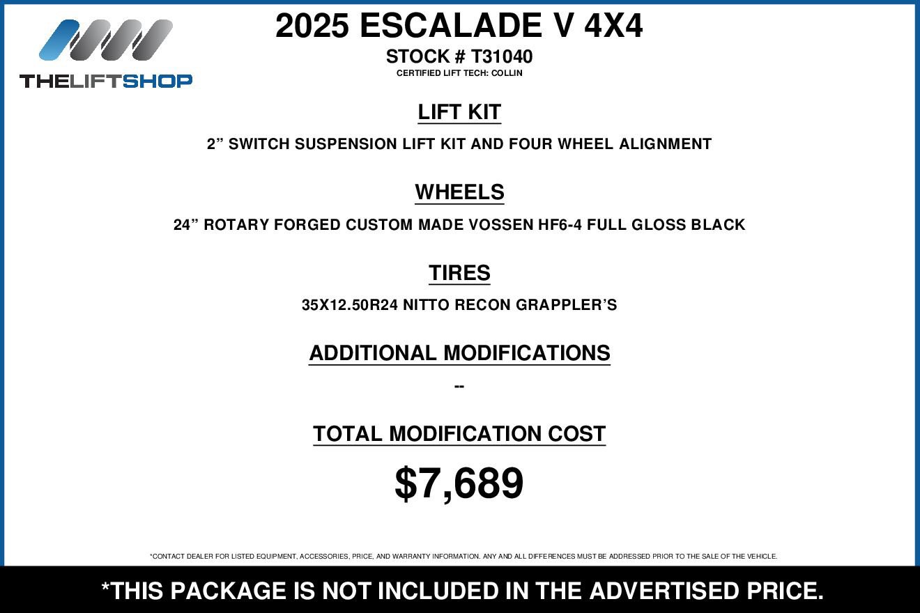 Used 2025 Cadillac Escalade V video 2