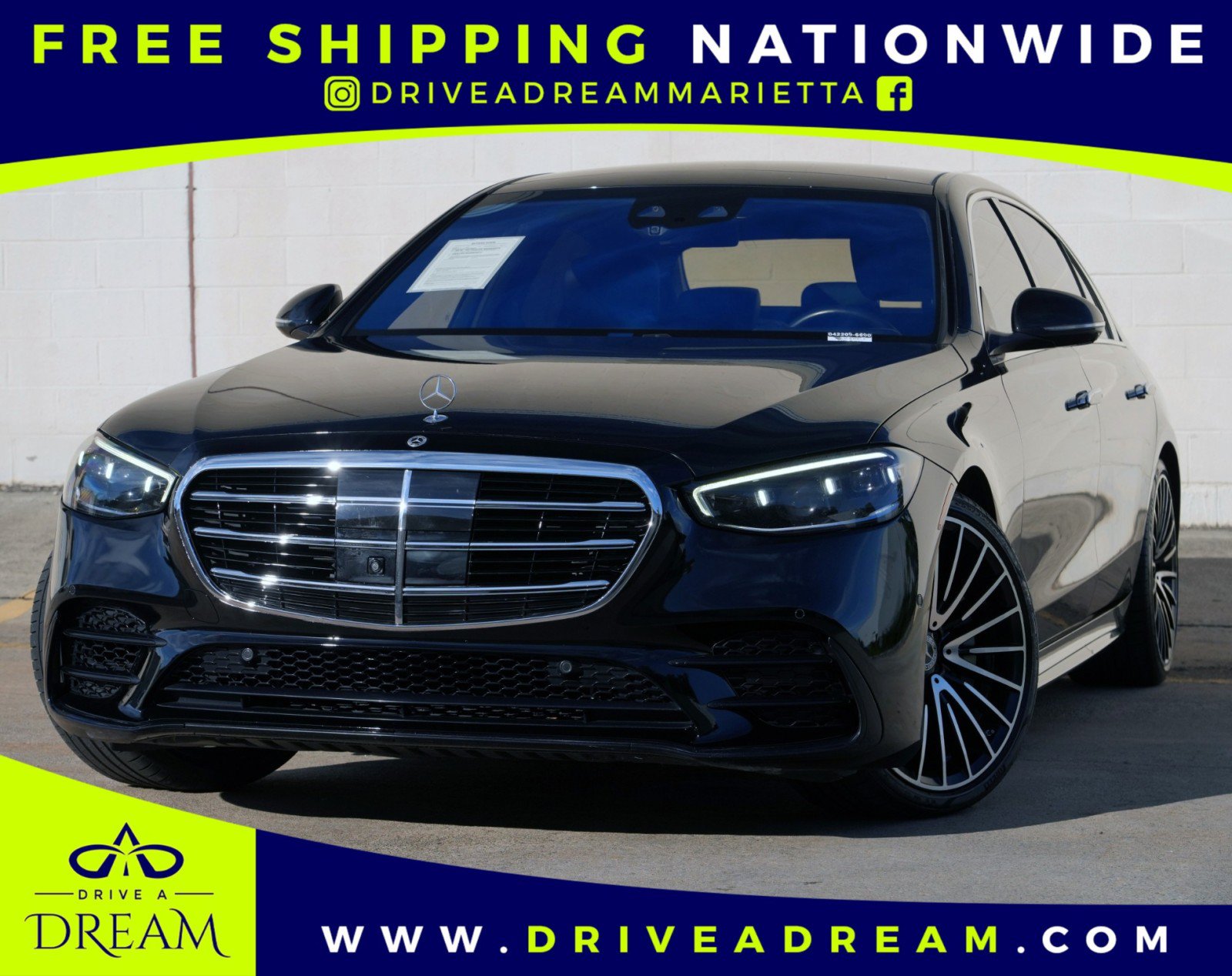 Used 2021 Mercedes-Benz S 580 4MATIC Sedan w/ AMG Line image 1