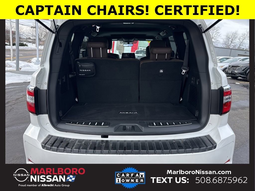 Certified 2024 Nissan Armada Platinum w/ Captain's Chairs Package image 13