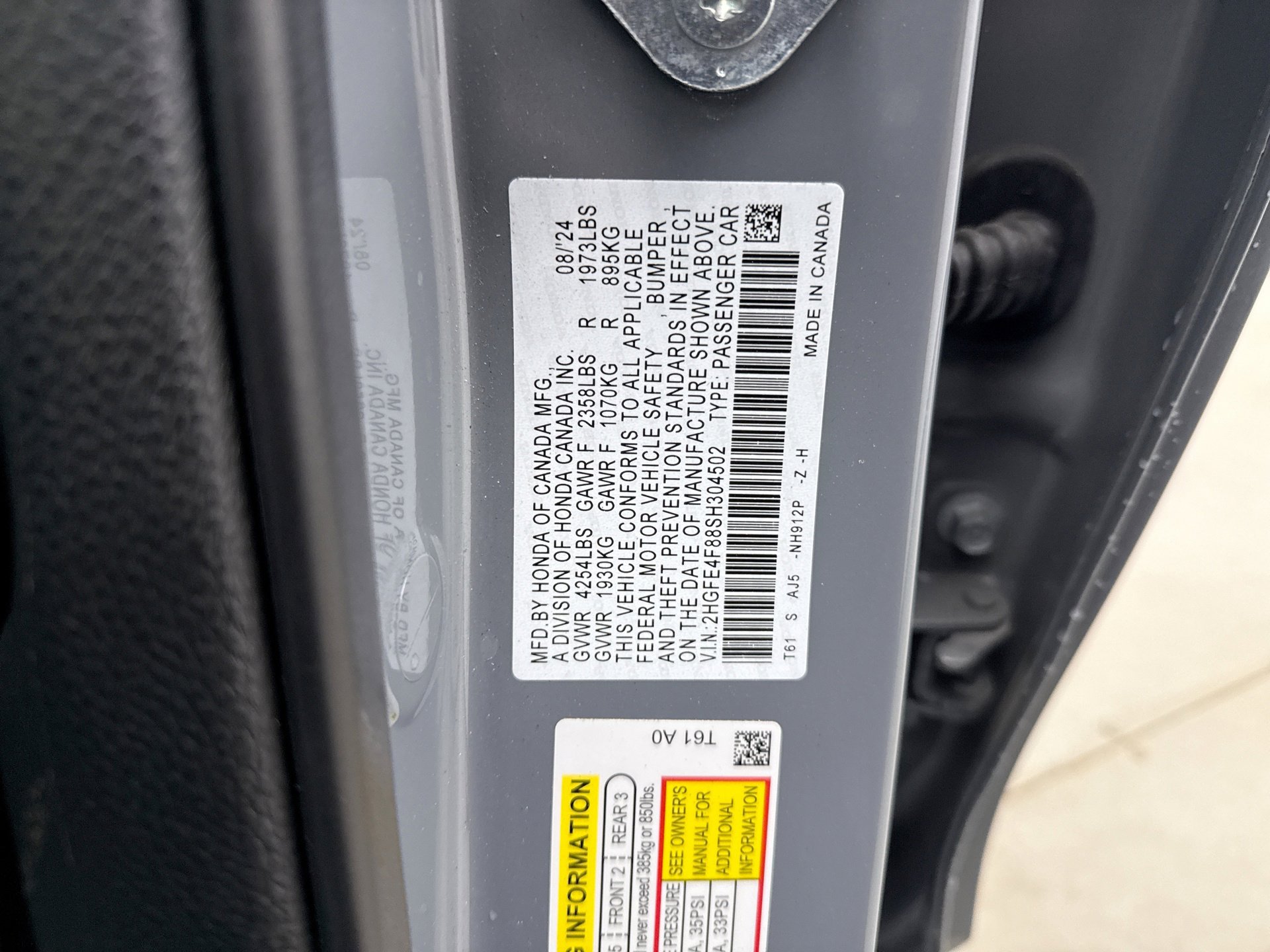 Used 2025 Honda Civic Sport Touring image 21