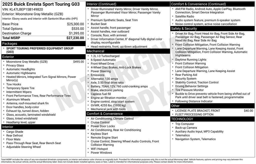 Used 2025 Buick Envista Sport Touring image 4