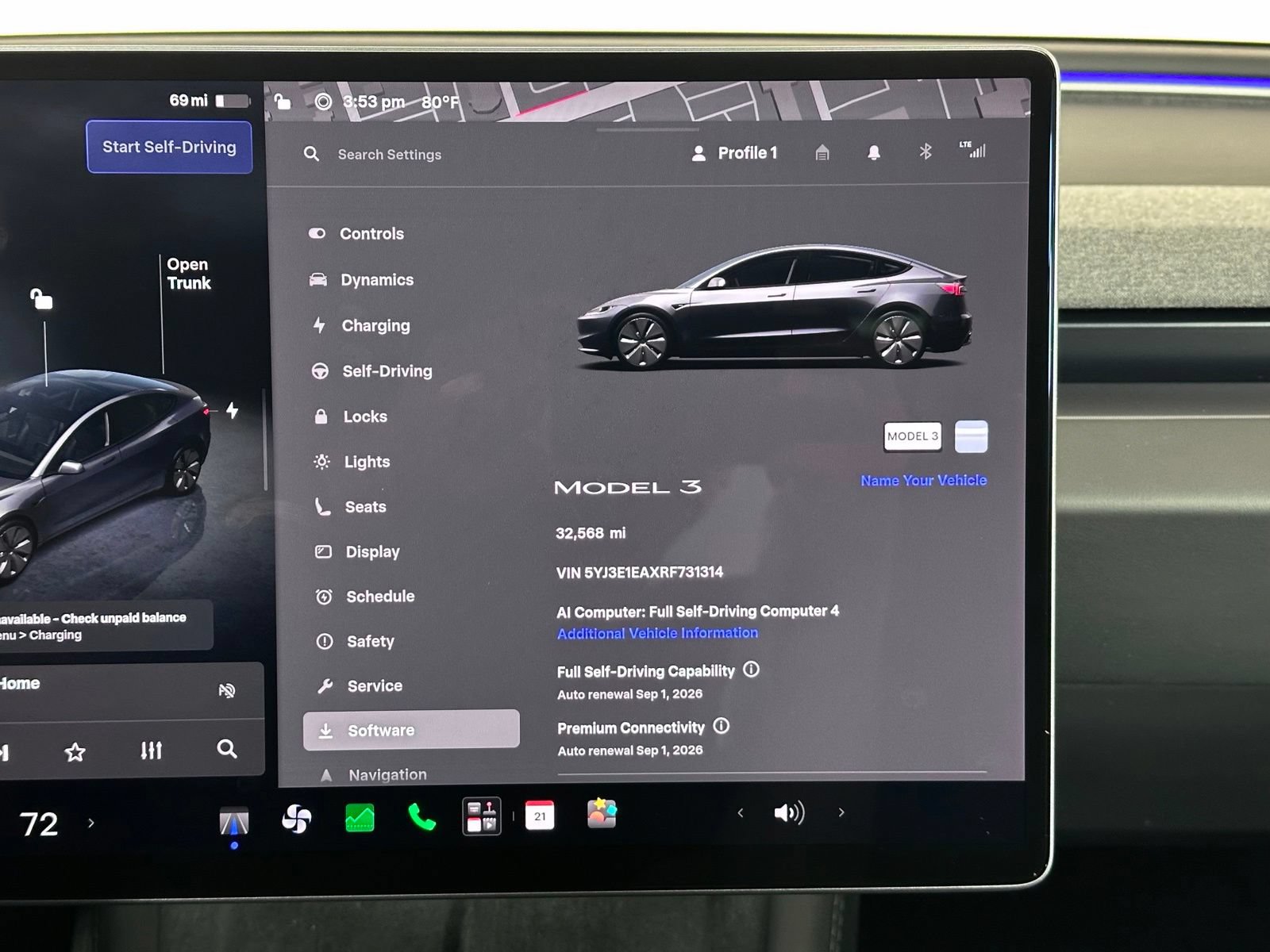 Used 2024 Tesla Model 3 Standard Range RWD image 3