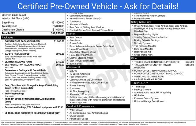 Used 2021 Chevrolet Silverado 1500 LT Trail Boss w/ Convenience Package II image 3