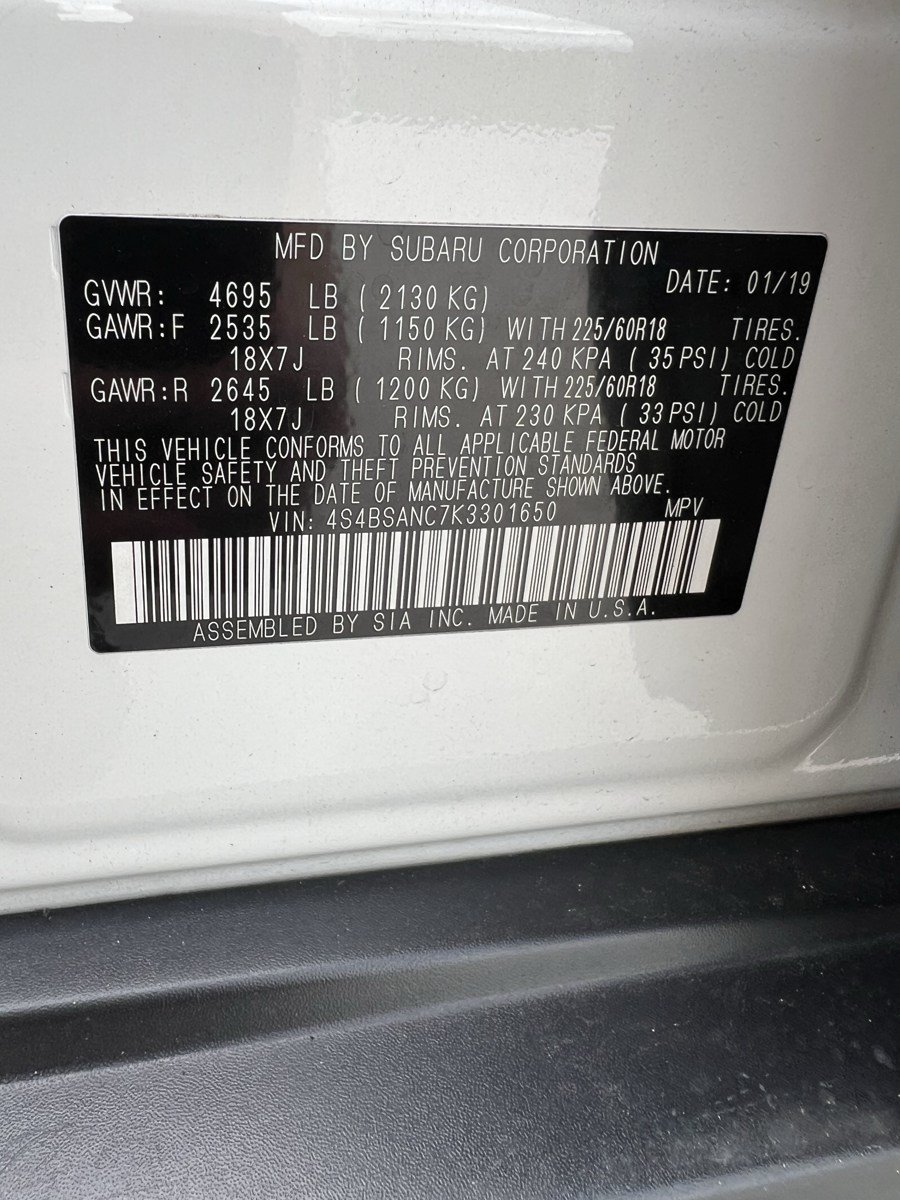 Used 2019 Subaru Outback 2.5i Limited AWD/4WD image 37