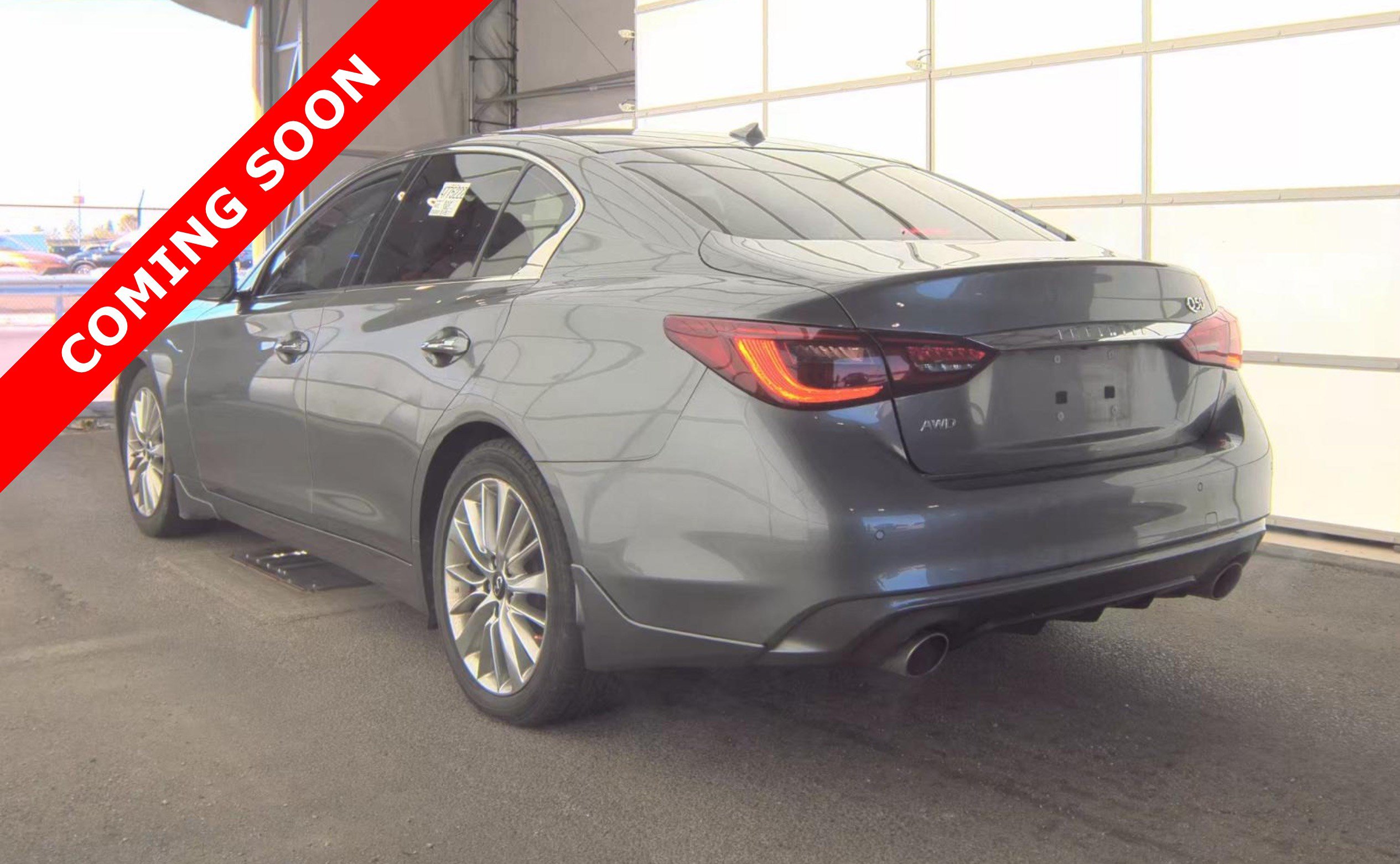 Used 2021 INFINITI Q50 Luxe w/ Cargo Package AWD/4WD image 5