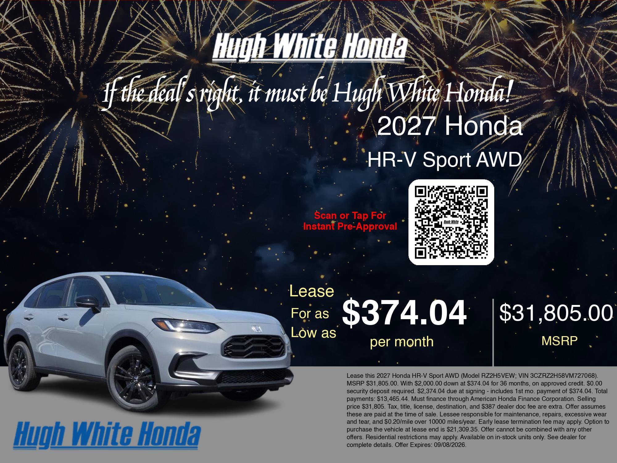 New 2027 Honda HR-V Sport image 3