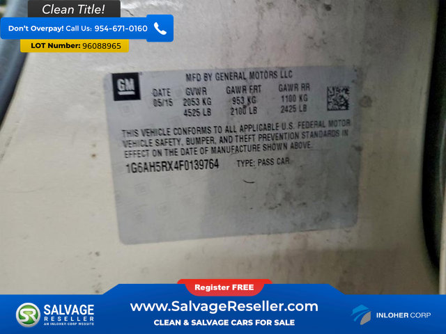 Used 2015 Cadillac ATS Luxury w/ Sun And Sound Package image 16