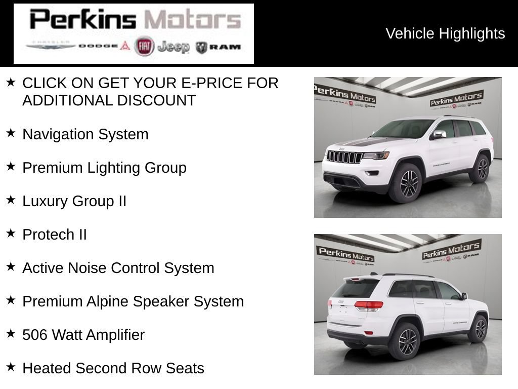 Used 2020 Jeep Grand Cherokee Limited w/ Luxury Group II AWD/4WD image 7