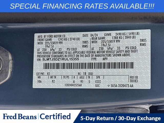 Certified 2024 Lincoln Corsair Grand Touring AWD/4WD image 37