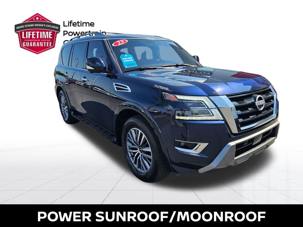 Used 2023 Nissan Armada SL w/ Captain's Chairs Package RWD image 7