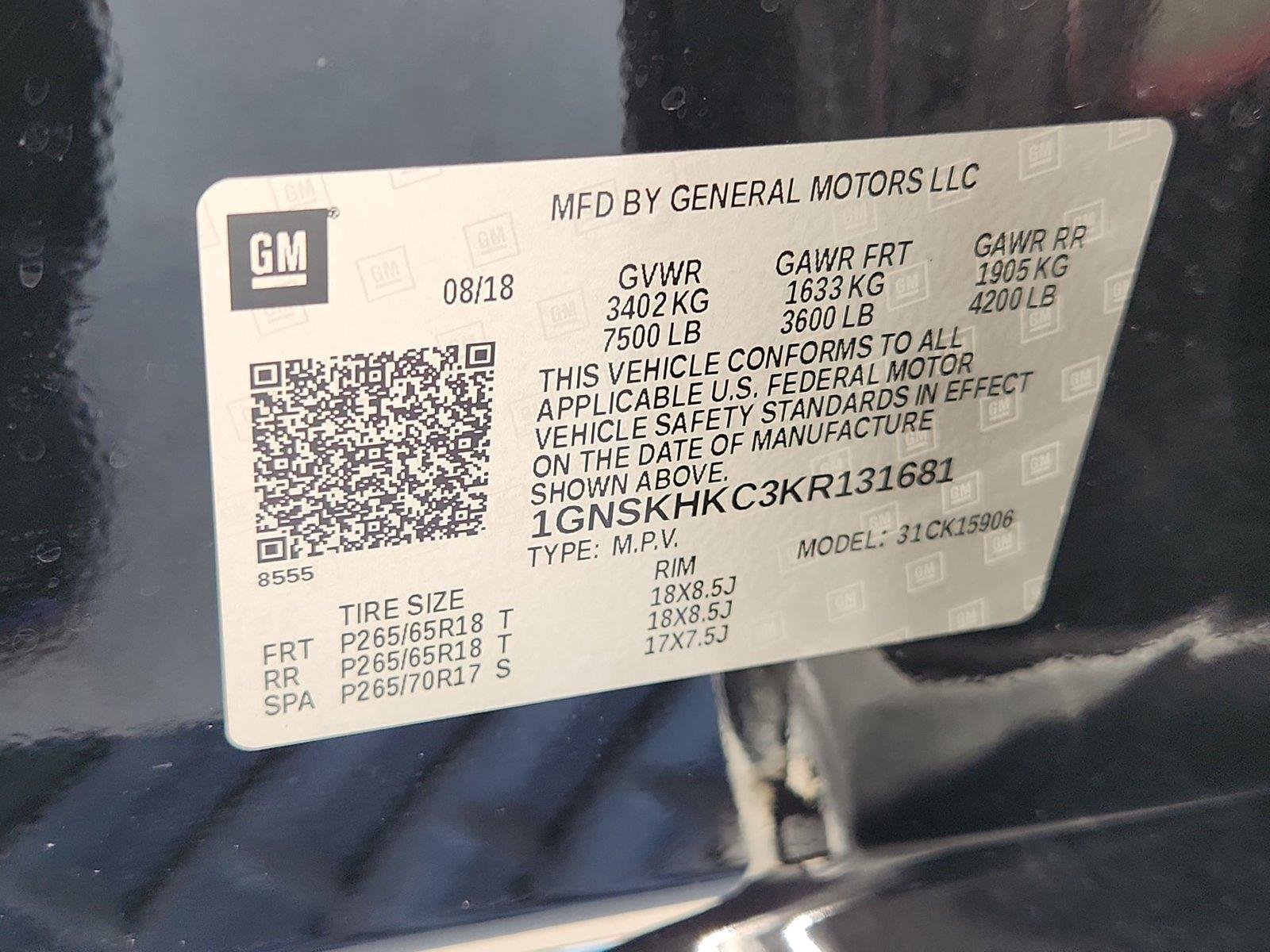 Certified 2019 Chevrolet Suburban LT AWD/4WD image 35