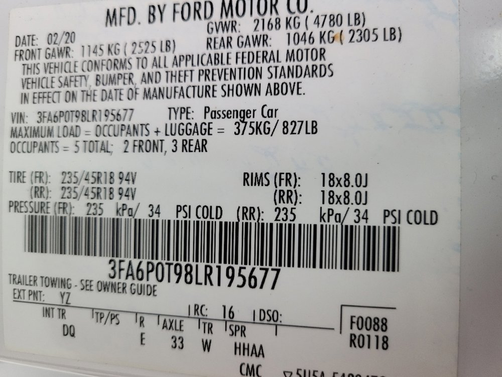 Used 2020 Ford Fusion SE image 33