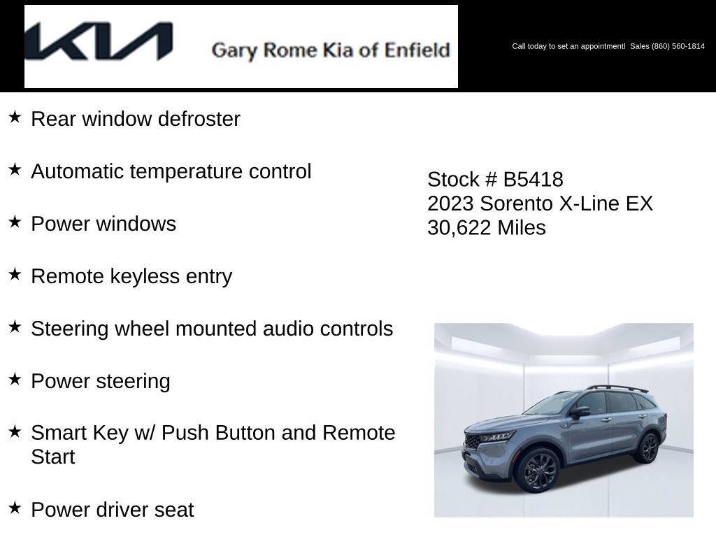 Used 2023 Kia Sorento X-Line EX AWD/4WD image 19