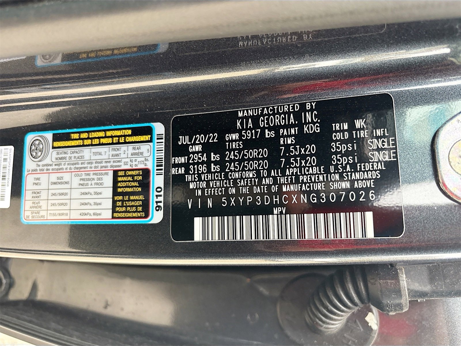 Used 2022 Kia Telluride EX w/ EX Premium Package image 35