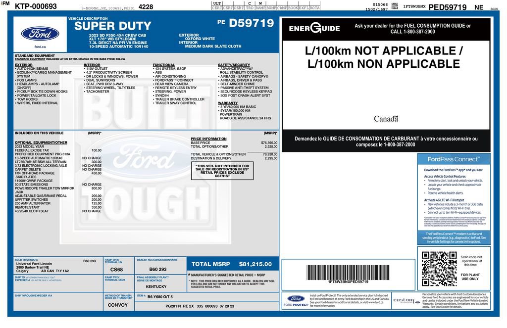 Used 2023 Ford F350 XLT w/ FX4 Off-Road Package image 3