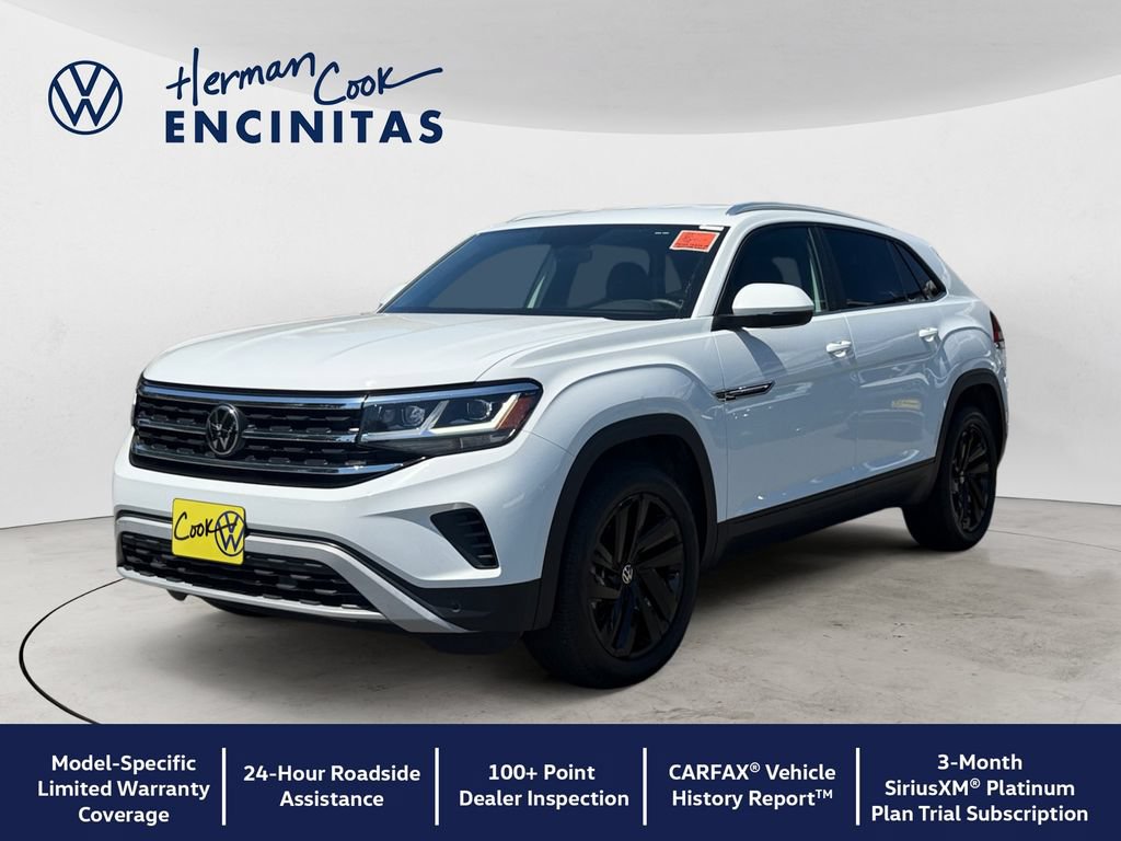 Certified 2023 Volkswagen Atlas Cross Sport SE w/ Black Wheel Package