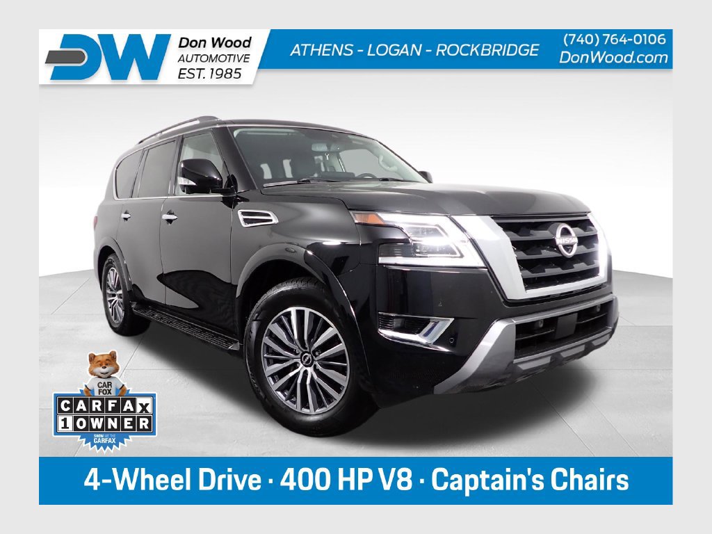 Used 2023 Nissan Armada SL w/ Captain's Chairs Package