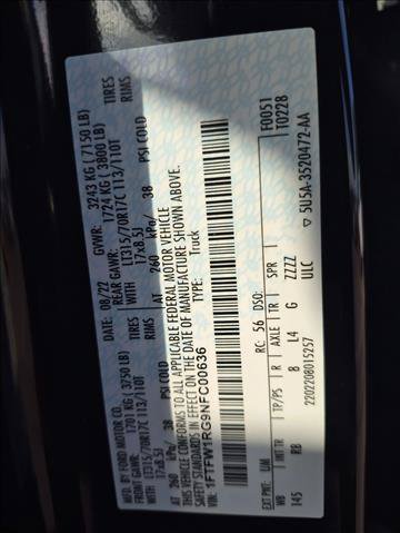 Certified 2022 Ford F150 Raptor w/ Equipment Group 801A High AWD/4WD image 25