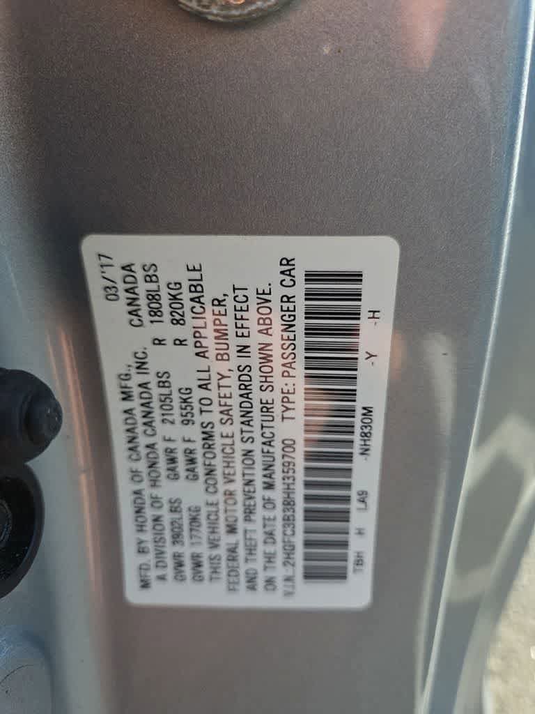 Used 2017 Honda Civic EX-T image 21