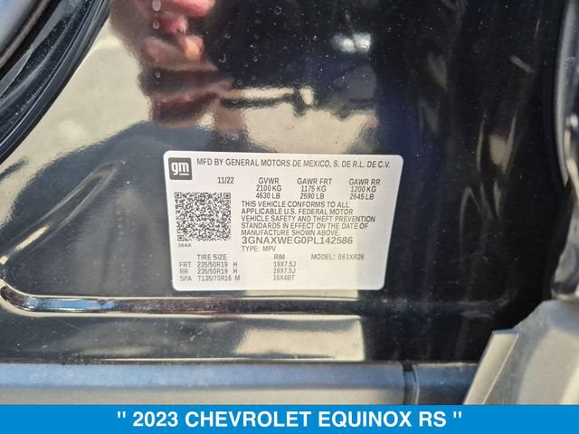 Used 2023 Chevrolet Equinox RS AWD/4WD image 36