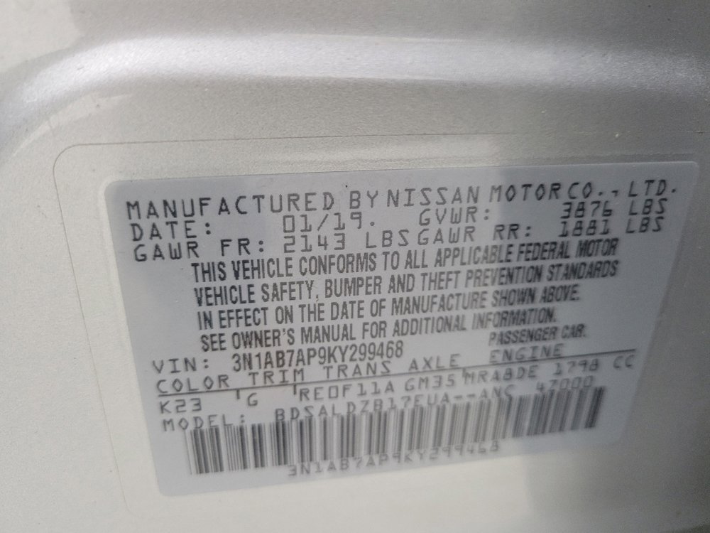 Used 2019 Nissan Sentra SV w/ Special Edition Package FWD image 33