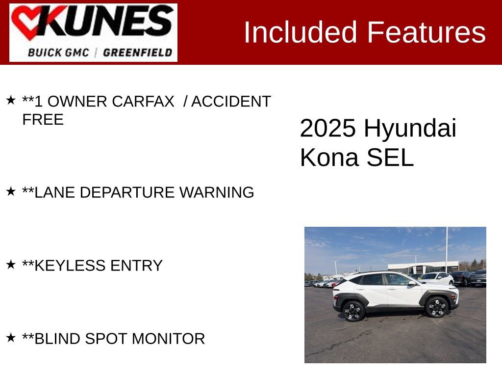 Used 2025 Hyundai Kona SEL image 3