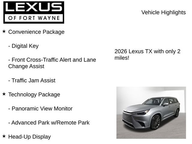 New 2026 Lexus TX 350 AWD image 7