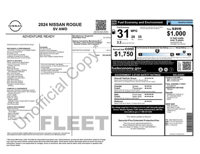 Used 2024 Nissan Rogue SV image 39