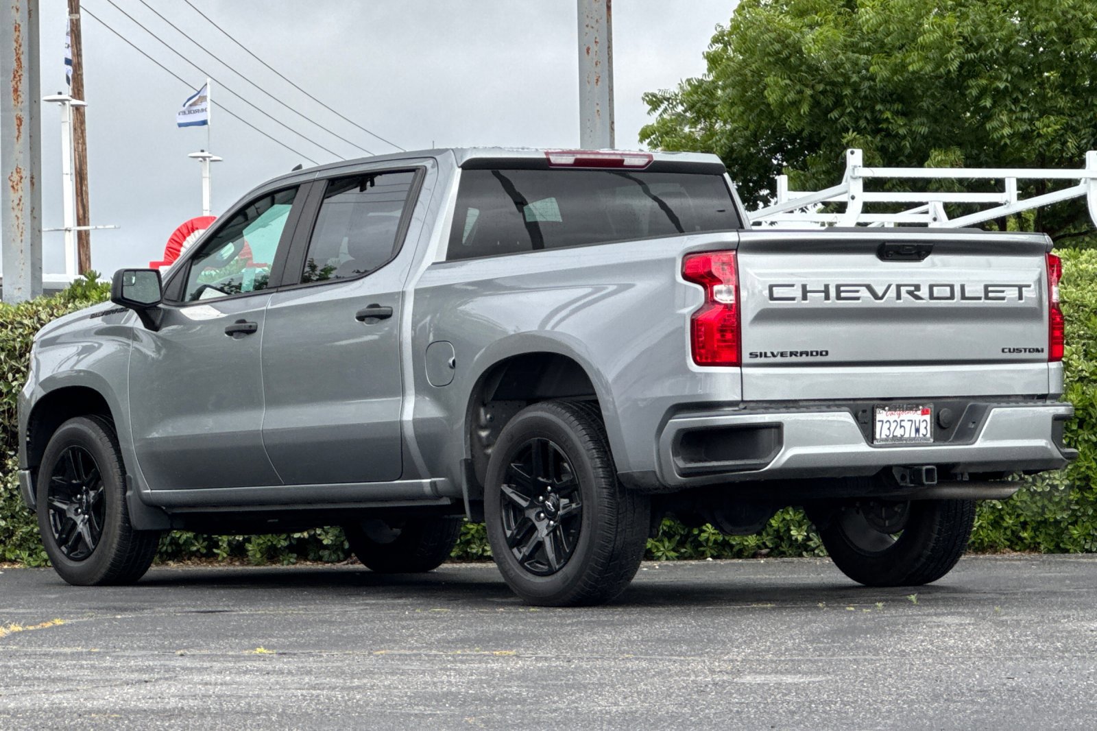Used 2024 Chevrolet Silverado 1500 Custom w/ LPO, Dark Essentials Package RWD image 6