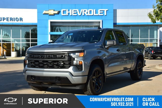 Used 2024 Chevrolet Silverado 1500 Custom w/ Turbomax Blackout Package AWD/4WD image 1
