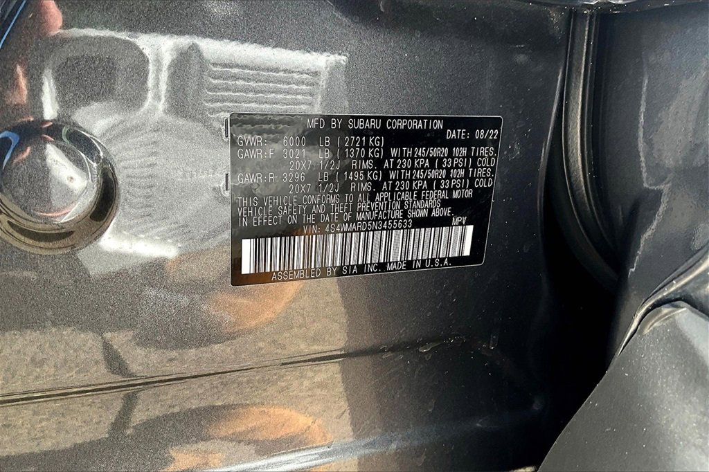 Used 2022 Subaru Ascent Touring w/ Popular Package #2A image 34