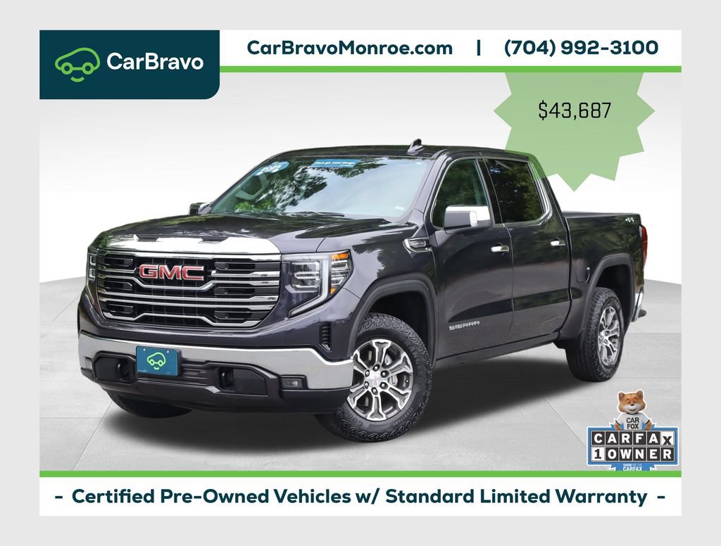 Certified 2025 GMC Sierra 1500 SLT AWD/4WD 360° Tour