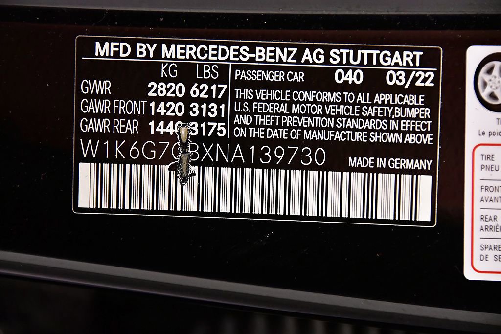 Used 2022 Mercedes-Benz S 580 4MATIC Sedan image 11