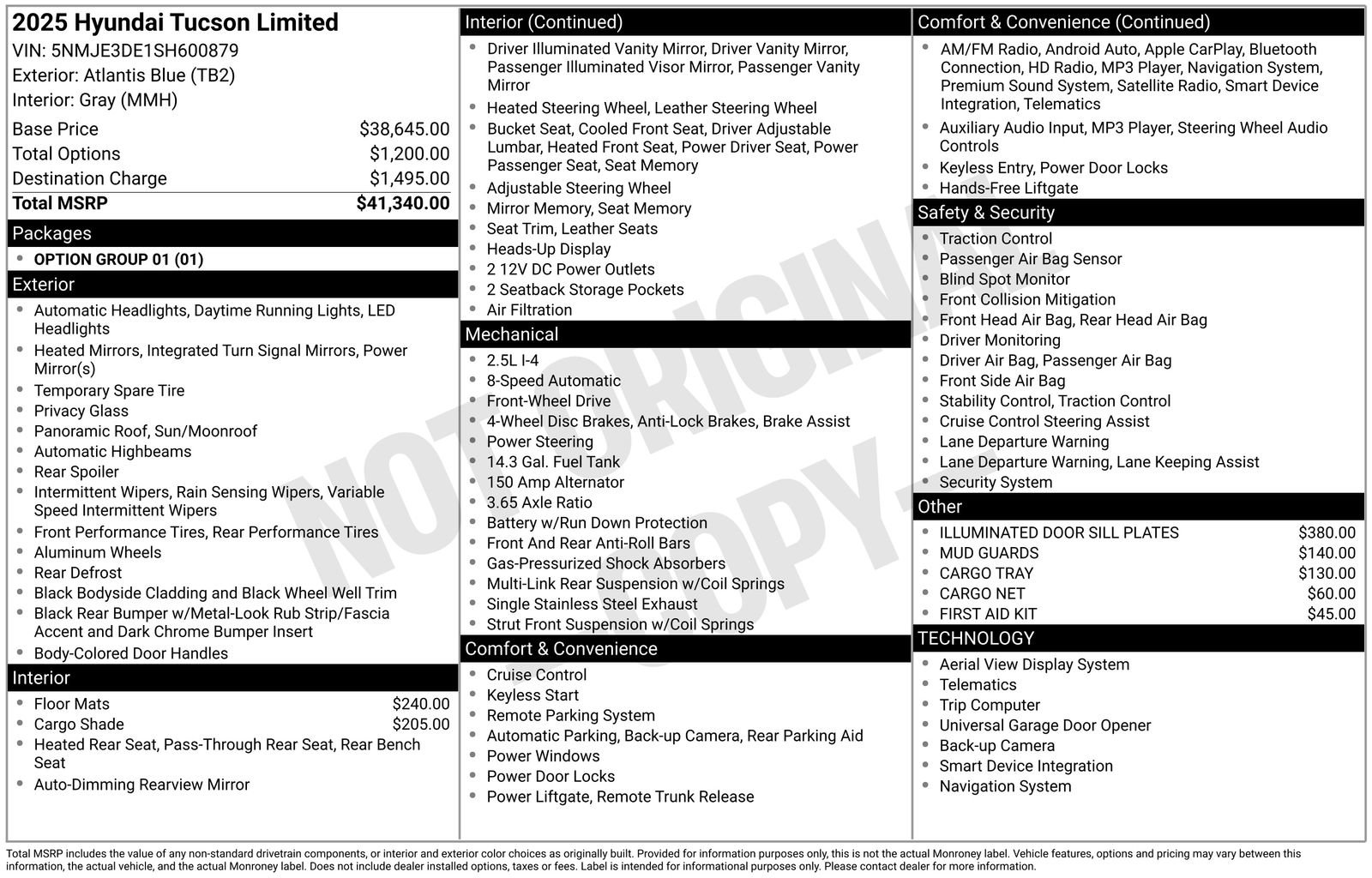 Certified 2025 Hyundai Tucson Limited image 32