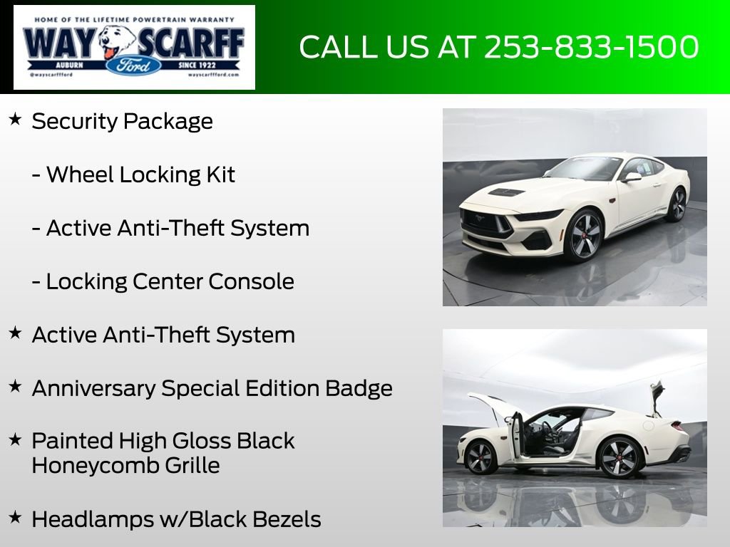 New 2025 Ford Mustang GT Premium w/ 60th Anniversary Package image 18