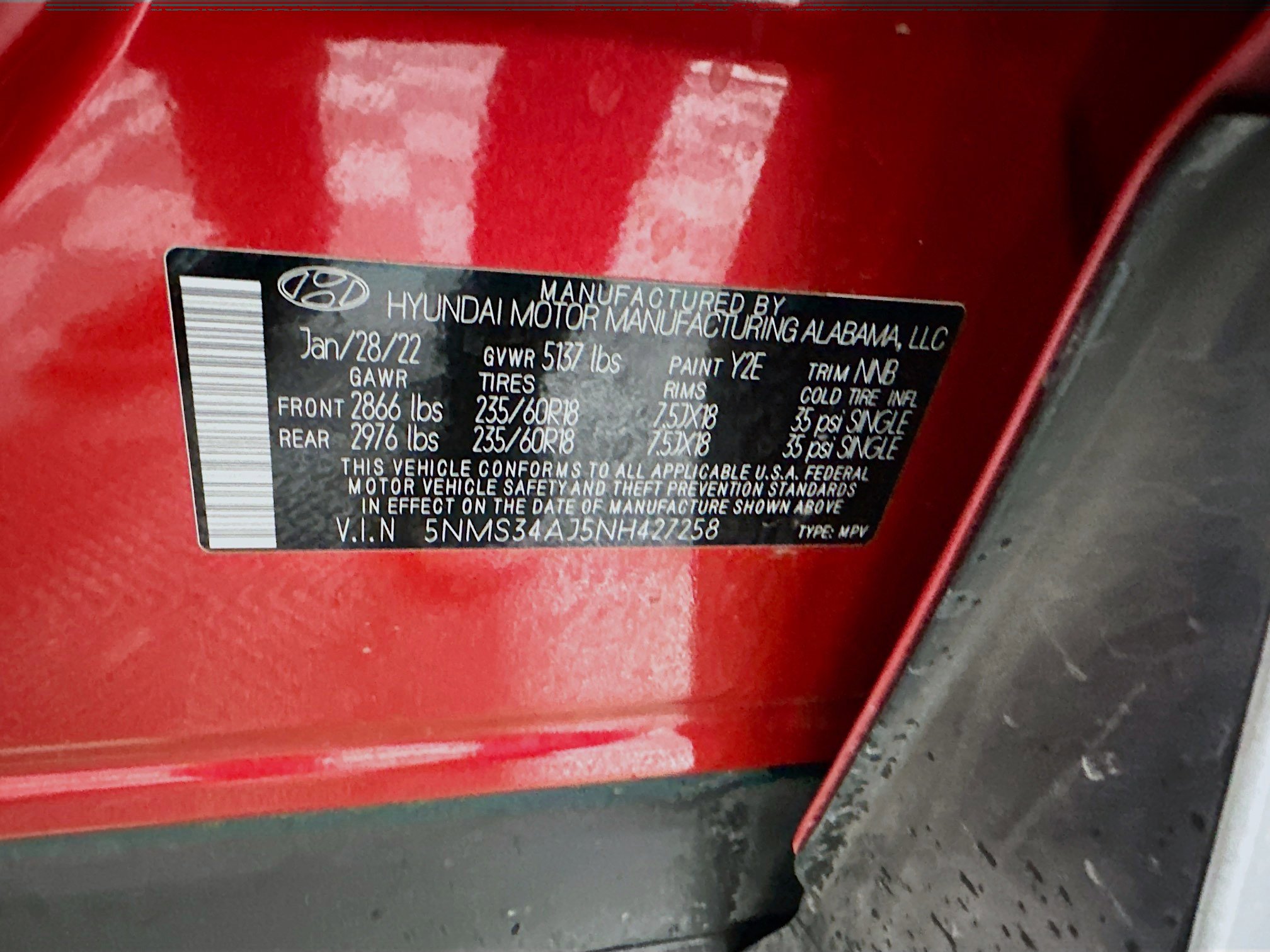 Used 2022 Hyundai Santa Fe SEL w/ Convenience + Premium Package image 12