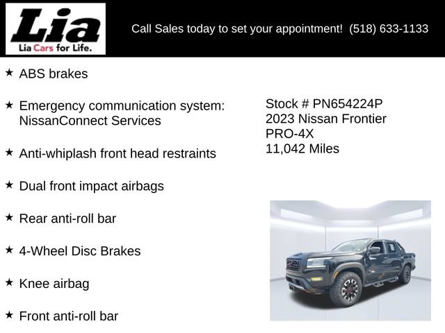 Used 2023 Nissan Frontier PRO-4X w/ Pro Convenience Package AWD/4WD image 25