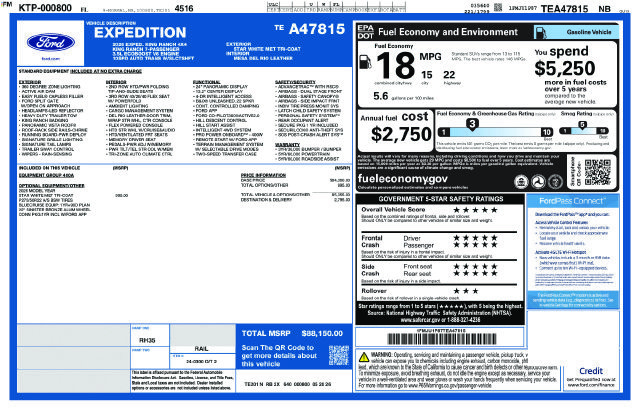 New 2026 Ford Expedition King Ranch AWD/4WD image 4